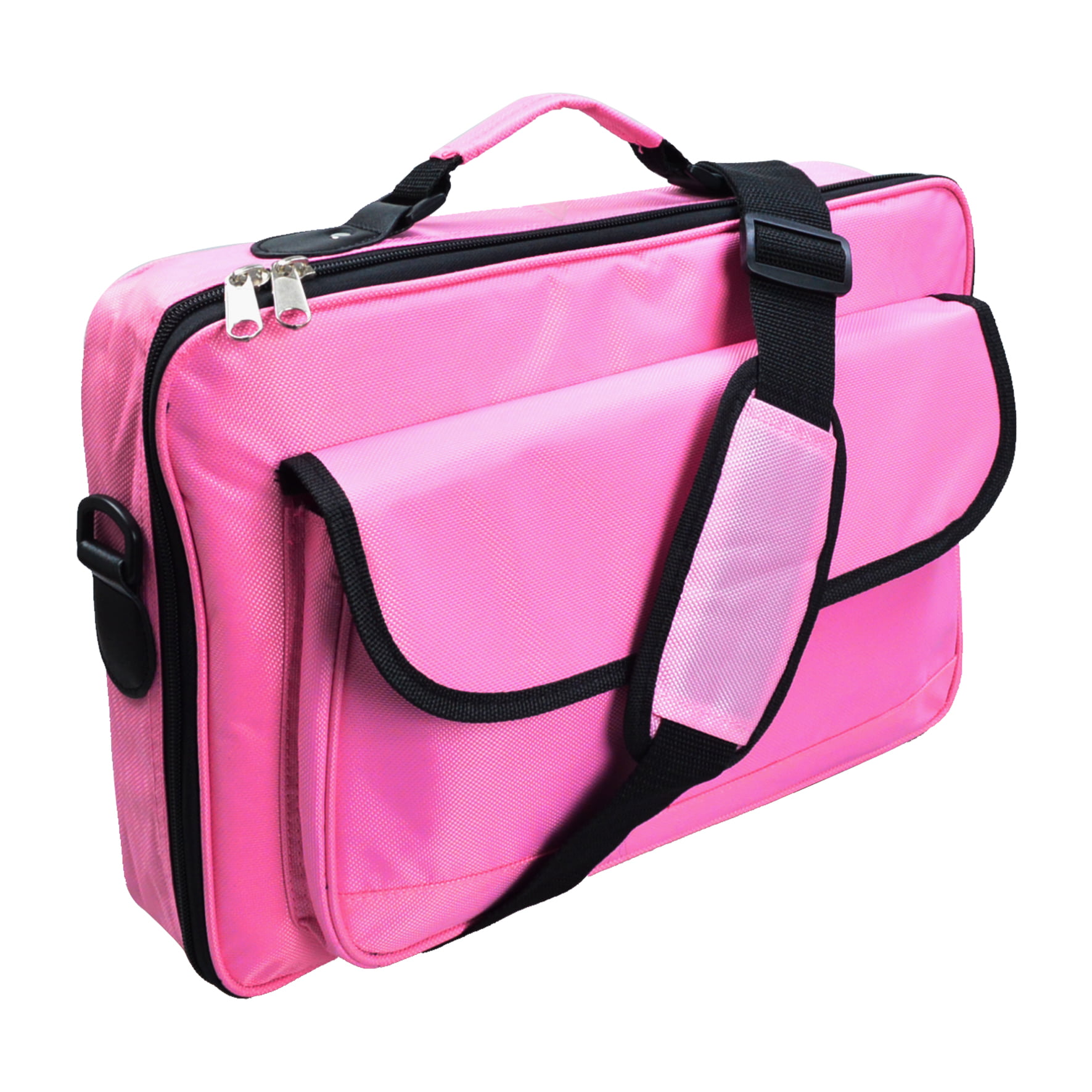 15.4-15.6 Inch Fawn Painted Laptop Sleeve Case with an Power Adapter bag Pink