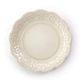 thumbnail image 4 of Elama Contessa 16 Piece Embossed Scalloped Stoneware Dinnerware Set in Ivory, 4 of 5