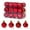Red, variant on Christmas Tree Decorations Balls, Christmas Tree Decorations Christmas Balls 24 Hanging Decorations Christmas Plastic Balls Electroplating Decoration Hanging Decoration Set 24pc 3cm