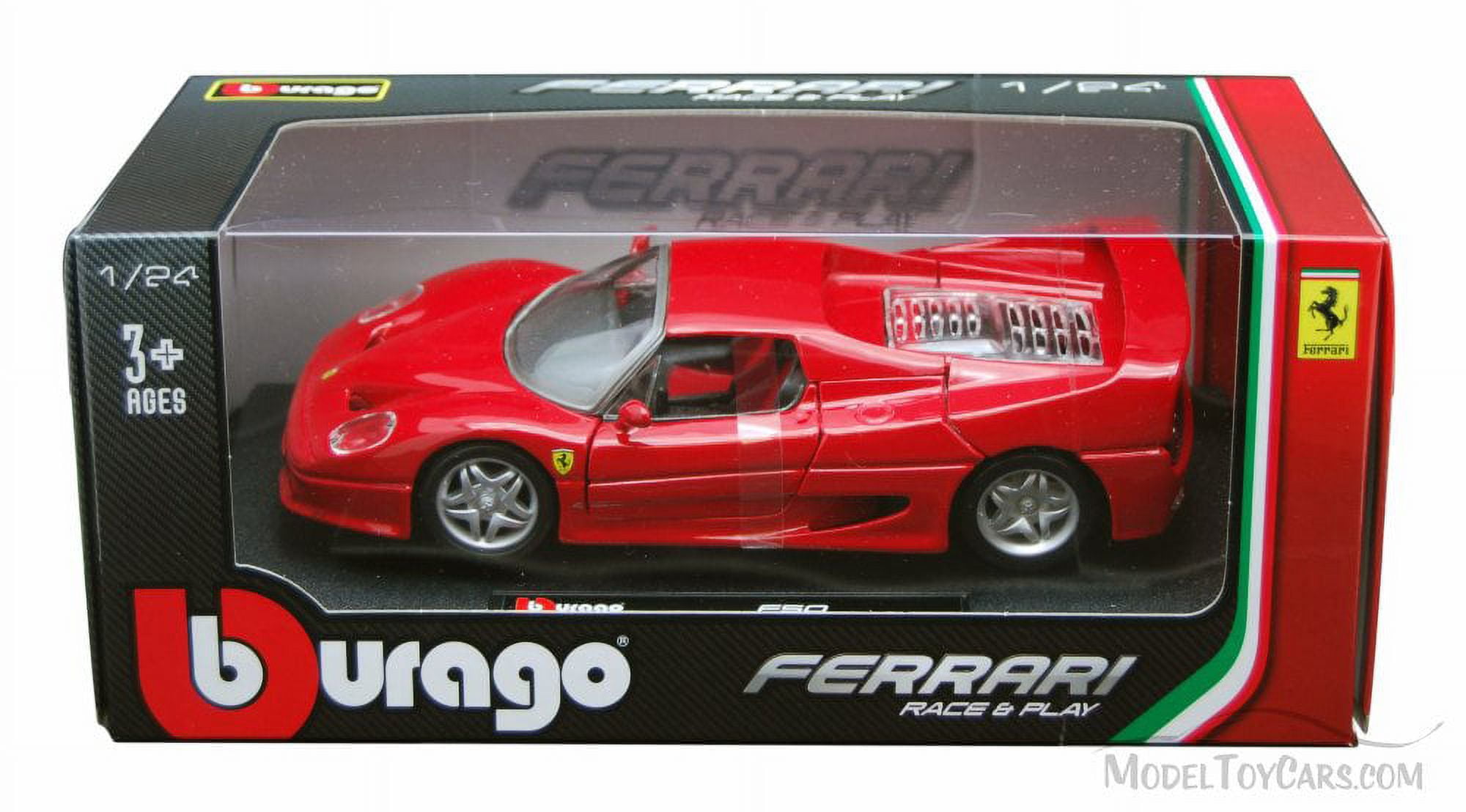Ferrari F50, Red - Bburago 26010 - 1/24 scale Diecast Model Ferrari F50, Red - Bburago 26010 - 1/24 scale Diecast Model