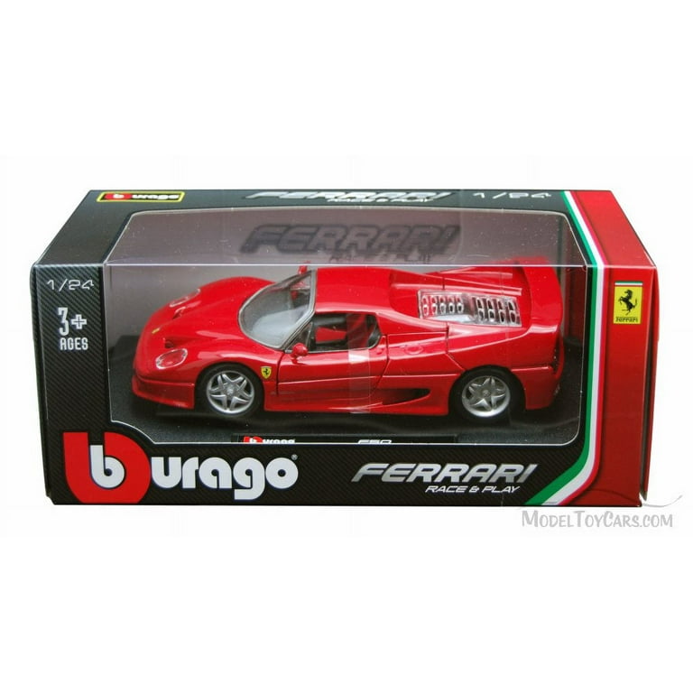 Ferrari F50, Red - Bburago 26010 - 1/24 scale Diecast Model