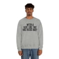 thumbnail image 4 of Bald Headed Guy Man Husband Husband Dad Sweatshirt, Gifts, Sweater Shirt, 4 of 9