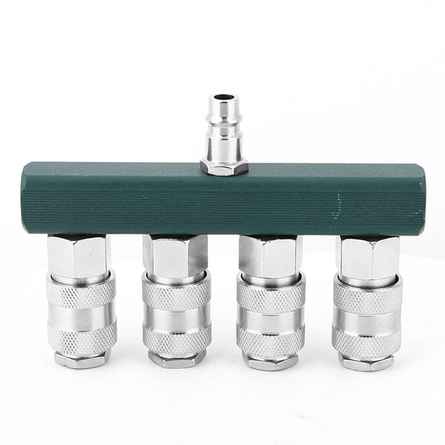 Conector rápido de Aire Ticfox Divisor de Aire 4 vías Rosca de 1/4 pulg