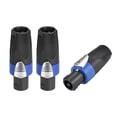 thumbnail image 1 of Conectores adaptadores hembra SpeakOns Speaker, conector de altavoz de 4 polos Twist Lock, compatible con Speakons, 3 piezas, 1 of 4