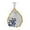 Gold, variant on Kyanite Gemstone Pendant