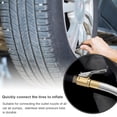 thumbnail image 2 of Car Truck Valve Stem Quick Connection Extender Compressor Pump Inflator Kits Extension Wheel Flexible Tube Adapter Repair Type 2 20cm, 2 of 9
