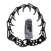 Sprenger Ultra Plus Training Collar With Center Plate And Assembly Chain Stainless Steel Black Swivel Ring 25 In