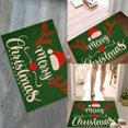 thumbnail image 1 of Merry Christmas Themed Carpet Door Mat Absorbent Non Floor Rug For Home Entrance Bathroom, 1 of 6
