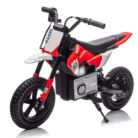 SaveJoy 24V Kids Electric Motorcycle, 200W High-Speed Motor, Ride on Toys for toddlers 5-15, Red