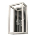 thumbnail image 2 of Hunter - Squire Manor 1-light Distressed White, Small Sconce Light, Dimmable, Modern Style, for Bedrooms, Dining, Living Rooms - 19999, 2 of 7