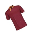 thumbnail image 2 of Youkk Sleeve Chef Shirt - Breathable Fabric Professional And Convenient Restaurant Uniform Cooking Kitchen Women Colorfast Wine Red L, 2 of 6