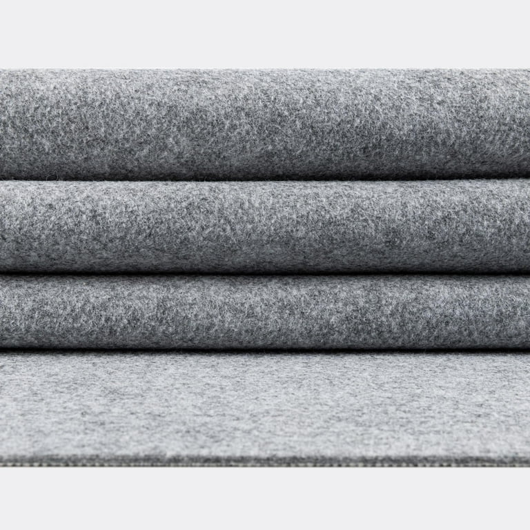 Rugs.com - 9' x 12' Everyday Performance Rug Pad 1/4 inch Thick Felt & Non-Slip Backing Perfect for Any Flooring Surface, Size: 8' 10 x 11' 10, Gray