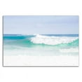 thumbnail image 3 of 36" x 24" Blue Green by Verne Varona - Wall Art Print on Canvas Fabric White, 3 of 3