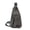 Gray, variant on Canvas Sling Bag Chest Bag Crossbody Backpack For Hiking Daypack Chest Bag for Women Men (Khaki)