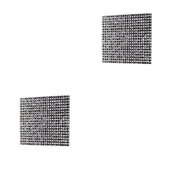 Naiovety Cinta de diamantes de imitación de cristal accesorios de ropa pegatina presente decoración para teléfono de coche negro 8 cinta de doble cara Type2 NO2 Naiovety CBP223963