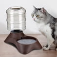 thumbnail image 4 of Alimentador automático para mascotas de 1 galón, dispensador de agua y alimentos, fuente de agua, animales, Auto Alimentador de agua jinwen Alimentador Automático, 4 of 8