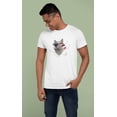 thumbnail image 2 of 4th of July Meowica Americat Patriot Mens T Shirt, 2 of 5