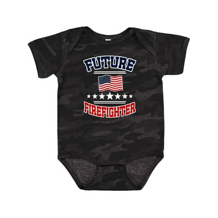 

Inktastic Future Firefighter Outfit Gift Baby Boy or Baby Girl Bodysuit