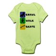 thumbnail image 1 of CafePress - Crawl Walk Skate Body Suit - Baby Light Bodysuit, 1 of 1