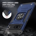 thumbnail image 5 of Cass Creations Case Compatible with Google Pixel 7 (6.3 inch), Shockproof Hybrid Armor Case Phone Cover with Ring Stand Kickstand - Blue, 5 of 5