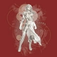 thumbnail image 2 of Women's Marvel Eternals Thena Circles  Graphic Tee Red Large, 2 of 4