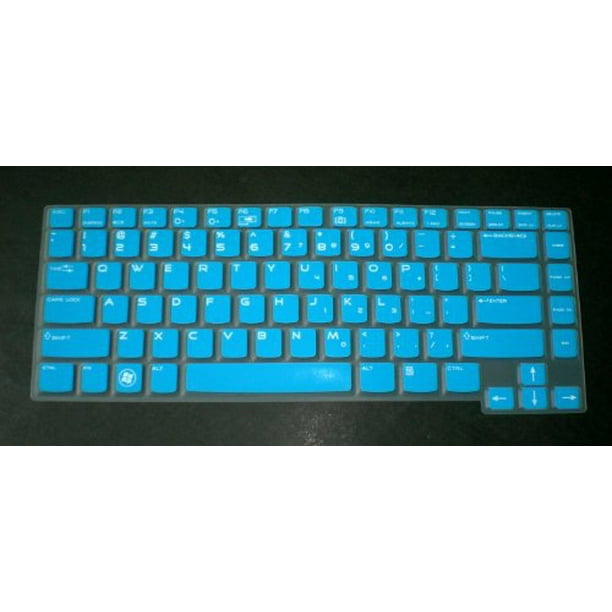 Bingobuy Semi Blue Us Layout Keyboard Protector Skin Cover For Dell Alienware M14x M15x Not For M15 R1 Or R2 With Bingobuy Card Case Walmart Com Walmart Com