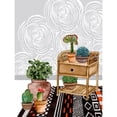 thumbnail image 3 of Wang, Melissa 12x14 Black Modern Framed Museum Art Print Titled - Desert Weavers II, 3 of 5