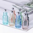 thumbnail image 2 of 10pcs 3ml Empty Mini Glass Roll On Bottle For Essential Oils Refillable Perfume Bottle Deodorant Container,Black, 2 of 5