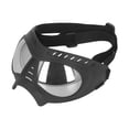 thumbnail image 4 of Gafas de sol para perros con protección UV, gafas para mascotas, protección contra el desgaste de los ojos, gafas de sol para perros medianos y grandes, montura negra, lentes plateadas, 4 of 14