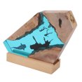 thumbnail image 1 of Lámpara De Luz De Madera De Resina, Luz Nocturna LED Para Buceo En Cuevas De Aguas Profundas, Decorativa Compacta Hecha A Mano Para Dormitorio, 1 of 7