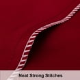 thumbnail image 4 of Ntbay 2 Pack Silky Satin Queen Pillowcases for Hair and Skin, Luxury and Soft Pillow Cases with Envelope Closure, 20" x 30", Red, 4 of 6