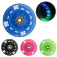thumbnail image 4 of 2 Pcs 80mm Scooter Wheels LED Flash Replacement Wheel Roller Skates Wheels Skate Board & Accessories Blue, 4 of 8