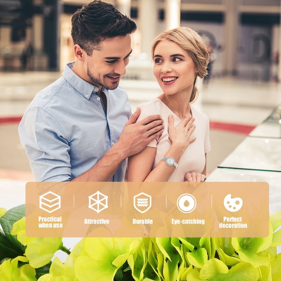 AURARMLET Women's Elegant Round Watch and Bracelet Set, Alloy and Glass Material, Stylish Jewelry Gift for Her