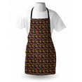 thumbnail image 4 of Acorn Apron, Vintage Forest Flora Elements Pattern with Repeating Colorful Leaves Mushrooms Acorns, Unisex Kitchen Bib with Adjustable Neck for Cooking Gardening, Adult Size, Multicolor, by Ambesonne, 4 of 4