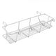 thumbnail image 2 of Canasta de mesa, cesta colgante, cesta de almacenamiento de estante de almacenamiento de organizador de acero inoxidable para la carpa de senderismo, 2 of 8