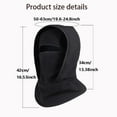 thumbnail image 6 of All-in-One Winter Warm Hat with Neck Gaiter & Face Mask - Windproof for Cycling & Outdoor Activities, 6 of 6