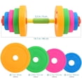 thumbnail image 4 of LIFKOME Adjustable Dumbells Plastic Dumbbell Shape for Kindergarten 1 Set, 4 of 8