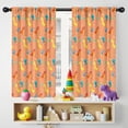 thumbnail image 5 of Blackout Kids Curtains,Colorful Dinosaurs Space Rockets Pattern Childrens Insulated Curtains Set Of 2,Bedroom Essentials,Toddler Room Decor 42"x54", 5 of 5