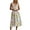 A White, variant on Dresses for Women Sleeveless Open Back Print Midi Dresses for Women Lace Up for Clubwear Party Date Night Elegance Dress