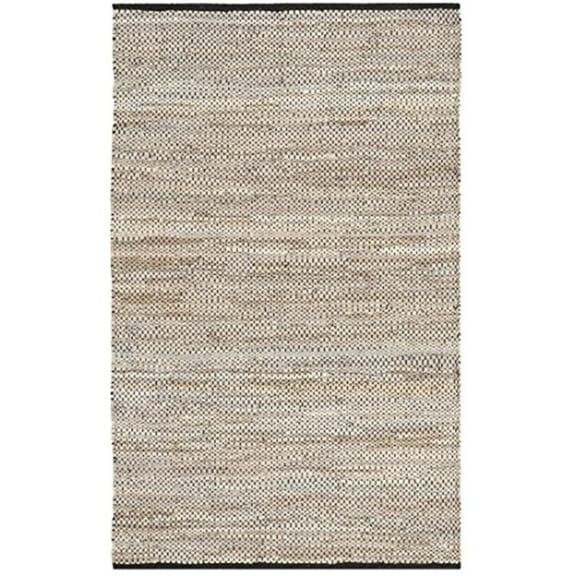 SAFAVIEH Vintage Leather Flor Braided Area Rug, Beige, 2' x 3'