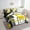 Yellow Black Grey, variant on Erosebridal Abstract Geometry 7 Piece Bed In A Bag Geometric Square Striped Bedding Set Black White Yellow Grey Comforter Set Adults,Modern Simple Bedding Comforter Set King Size