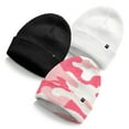 thumbnail image 5 of Dalix Beanie Soft Knit 3 Pack Stretch Skully Warm Winter Ski Black Pink Camo White, 5 of 5