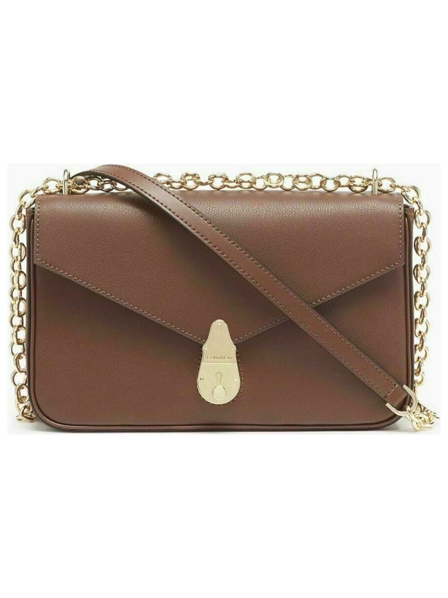 CALVIN KLEIN Green Leather Crossbody Handbag Purse