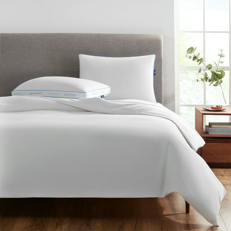 Sertapedic Super Firm Bed Pillow, Standard/Queen 