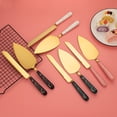 thumbnail image 5 of HOKSVZY Cake Knife Spatula Set Gift Stainless Steel Ceramic Handle Cake Knife Cake Spatula Gift Box Set CST, 5 of 7