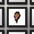 thumbnail image 2 of Gallery Pops Disney Villains - Scar Portrait Wall Art, Black Framed Version, 12" x 12", 2 of 5
