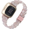thumbnail image 1 of REQO Bracelet de Montre en Résine Compatible pour Fitbit Versa 4/Sense 2 Bracelets de Remplacement, Bracelet Réglable avec Boucle en Acier Inoxydable pour Fitbit Sense 2/Versa 4/Versa 3 pour Femmes Hommes, 1 of 6