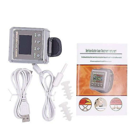 650nm Laser Therapy Wrist Low Frequency Diabetes Hypertension Cholesterol Treatment Diode Lllt Watch Laser Therapy Machine