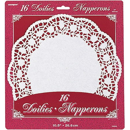 Round White Lace Paper Doilies