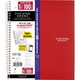 thumbnail image 3 of Five Star 1 Subject Wide Ruled Notebook Plus Study App, 8" x 10.5", Fire Red, Poly, Spiral, 100 Sheets, 3 of 8